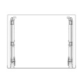 Oven outer Door - 140144746058 Front Glass Black Electrolux 5 [Electrolux Aeg]